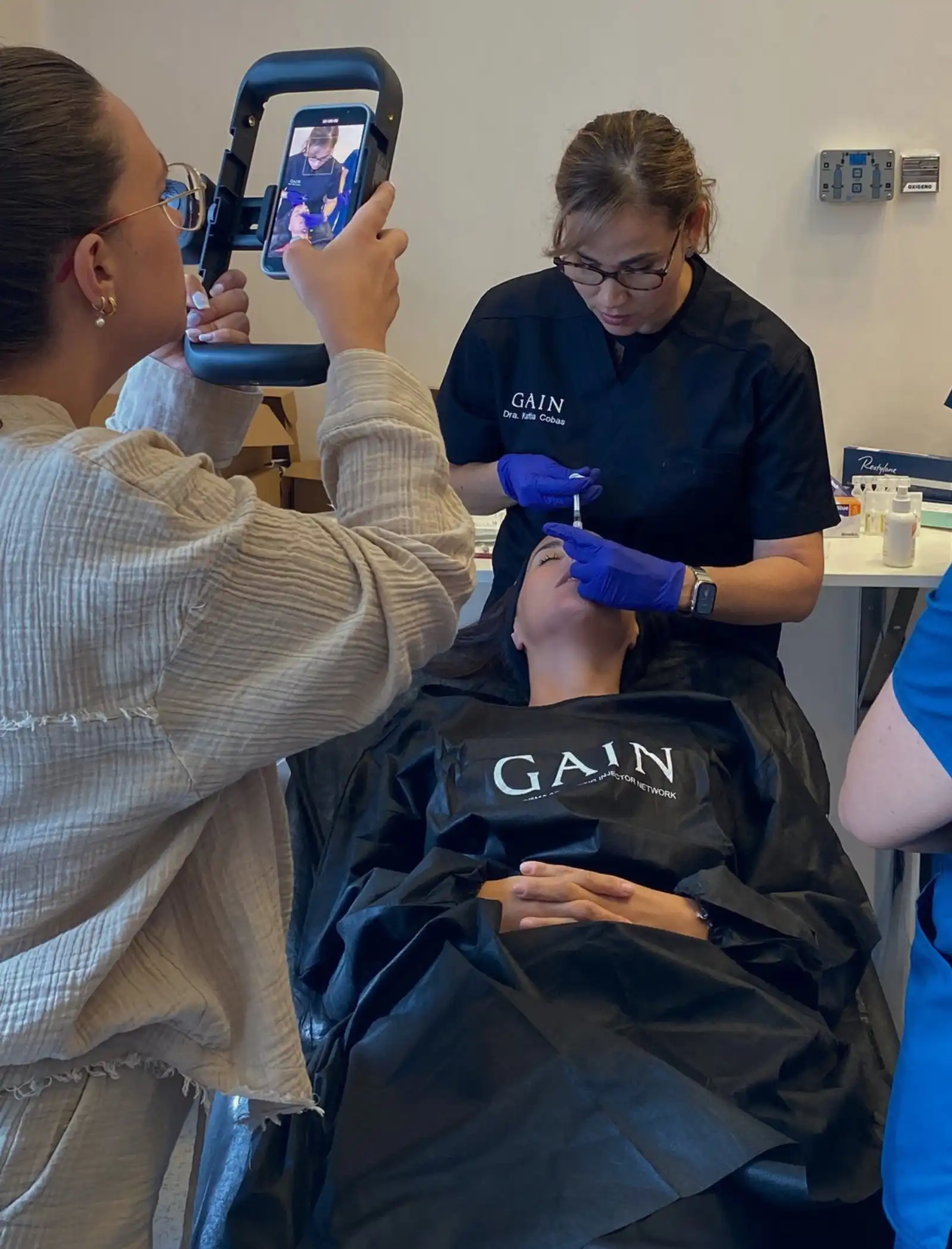 Grabación de contenido para clínica estética